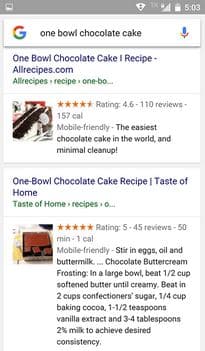 Les Google structured data